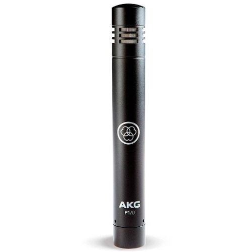 microfone condensador cápsula pequena akg p170 tipos de microfone