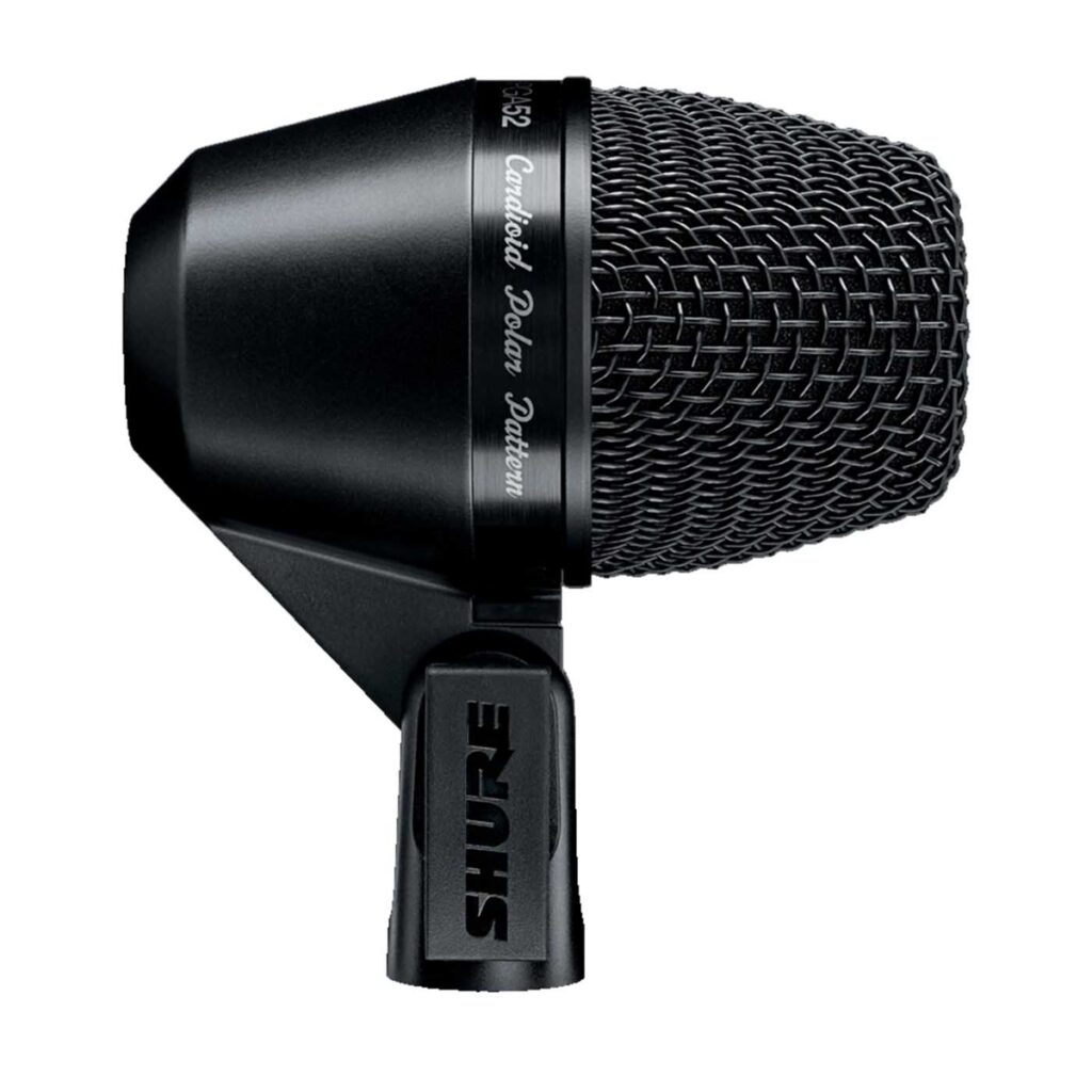 tipos de microfone shure PGA52 microfone