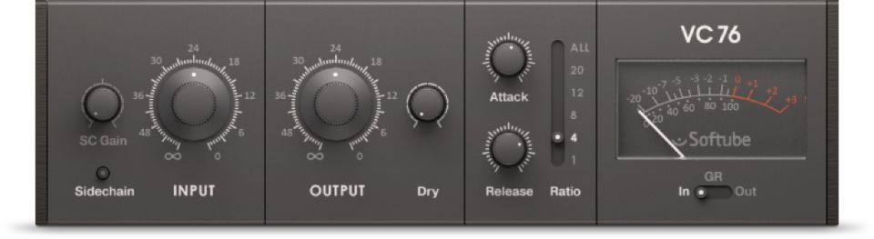 compressor 1176 universal audio plugin Native Instruments VC76